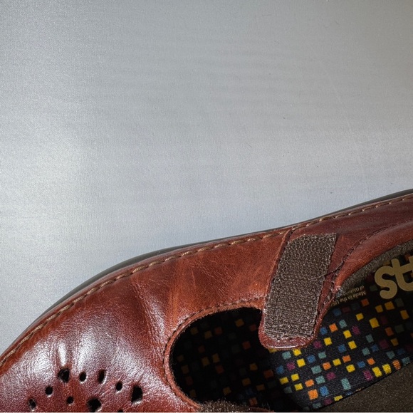 SAS Mary Jane Brown Leather 7.5 Academia Lolita US Tripad Comfort Shoes Y2K 90s - Picture 11 of 13